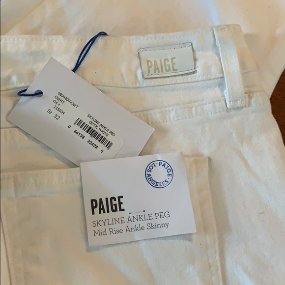 No tags read description Adorable PAIGE Skyline Ankle Peg - Optic White 32 - Picture 5 of 10